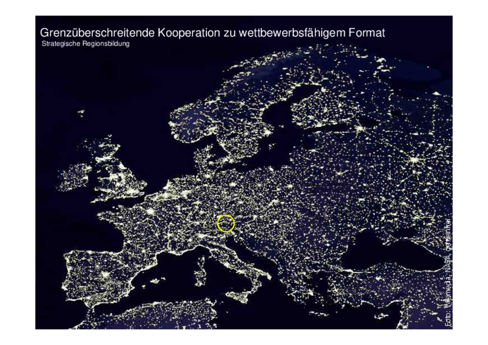 Die tabellenartige Grafik zeigt für die Prioritäten 1 bis 5 die jeweiligen EFRE-Mittel und die ausgewählten Investitionsprioritäten.